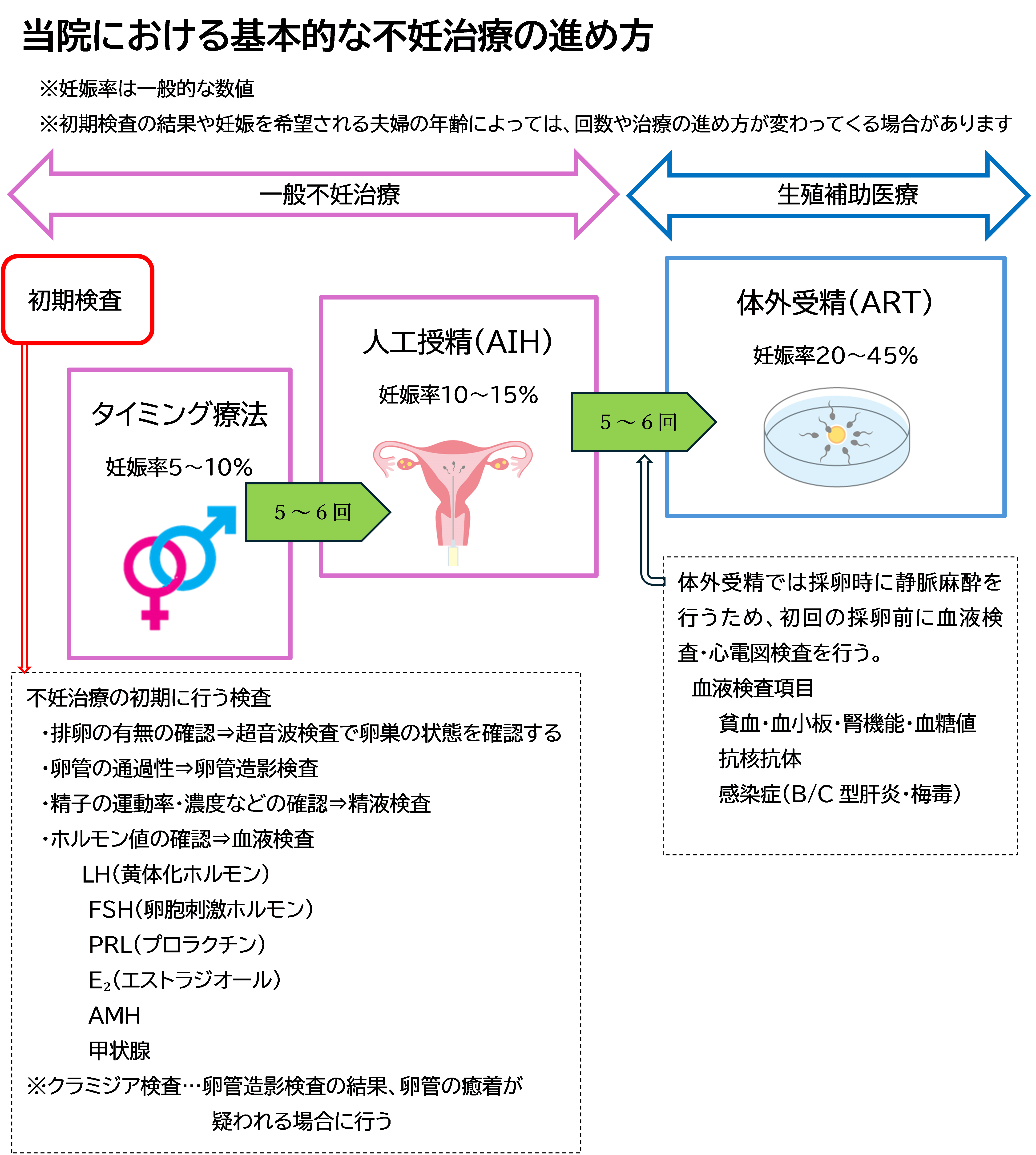 不妊治療の進め方